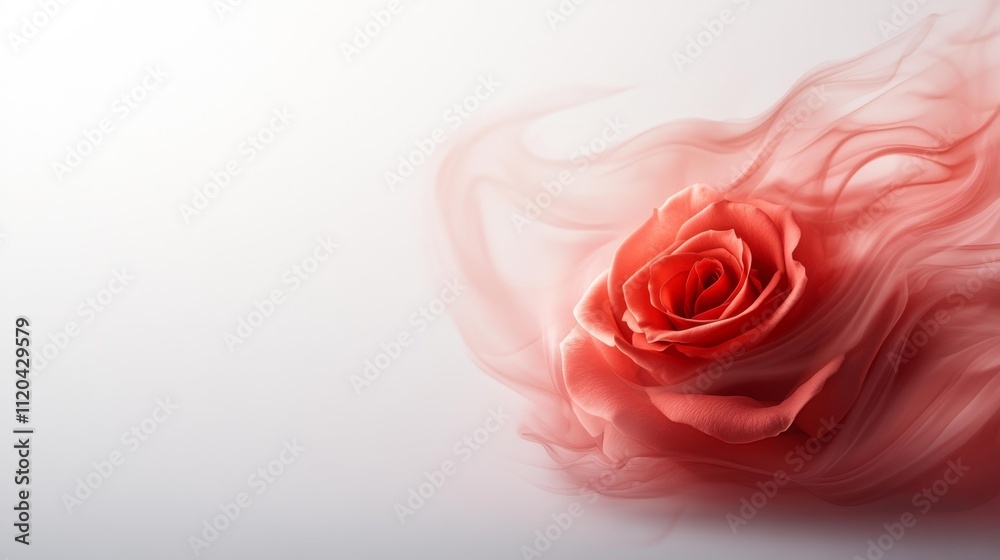 Red crop top 3D render mockup isolated on white background. Generative AI Red crop top 3D render mockup isolated on white background. Generative AI