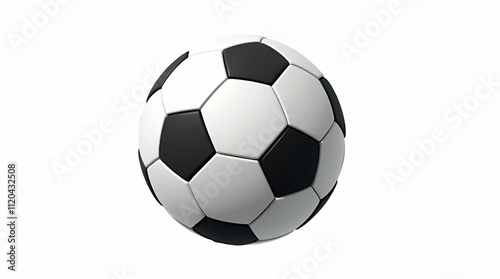 soccer ball isolated on white