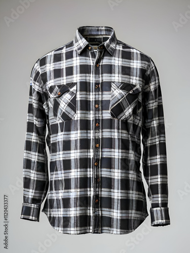 Plaid Flannel Shirt With Sleeves