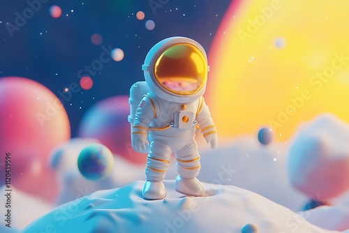 3d blender of an astronaut photo