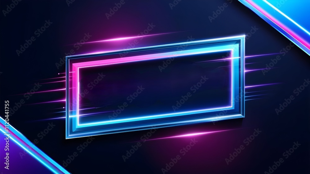 Futuristic Neon Fram Futuristic Neon Fram