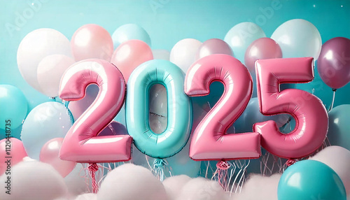 2025 in Balloons: A Festive Celebration for the New Year