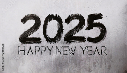 2025 in Watercolor: A Soft and Colorful Celebration for the New Year