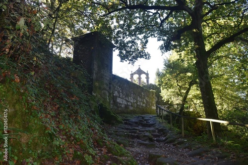 Monasterio de San Pedro de Rocas, Galicia photo