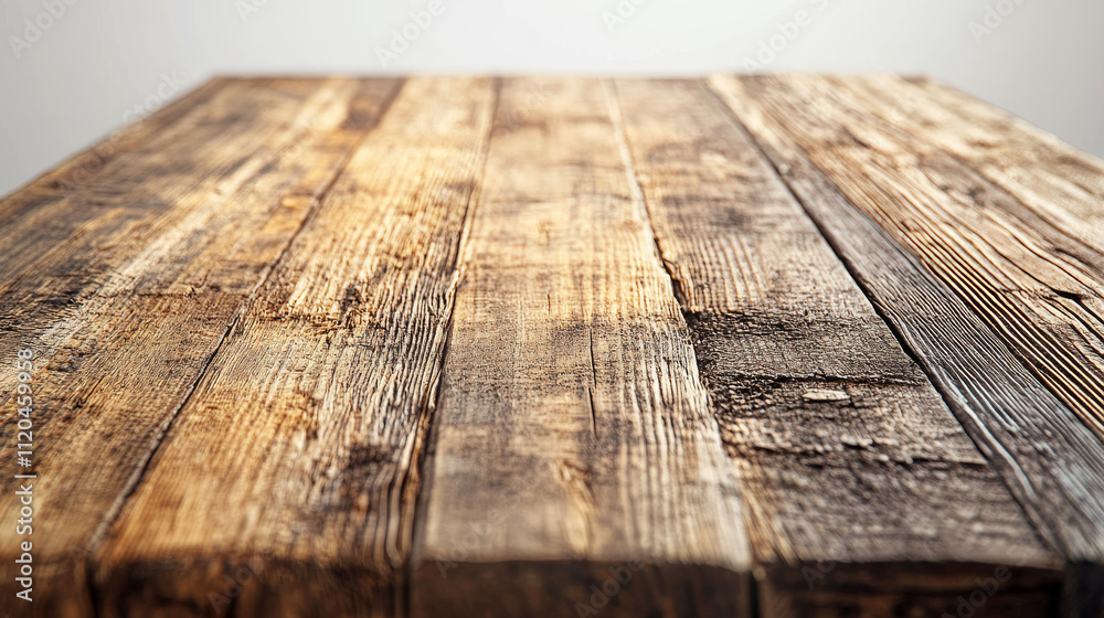 Empty wooden table isolated on white background, of free space for your copy and branding. Use as products display montage. Vintage style concept. Empty wooden table isolated on white background, of free space for your copy and branding. Use as products display montage. Vintage style concept.