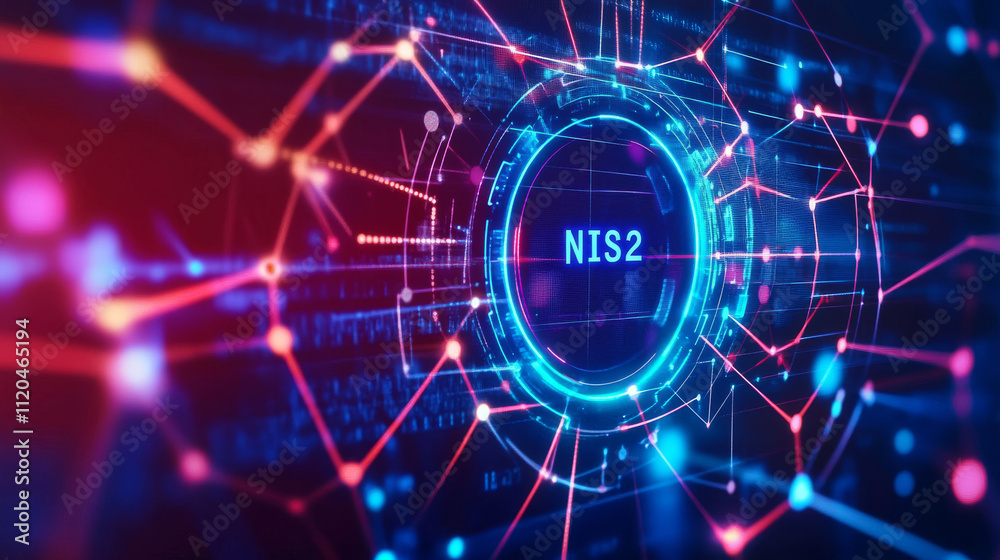 Obraz premium NIS2 EU Cybersecurity Directive EU-wide legislation