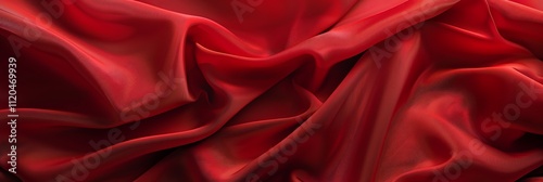 Fashion style, Red fabric close up background, Studio shot