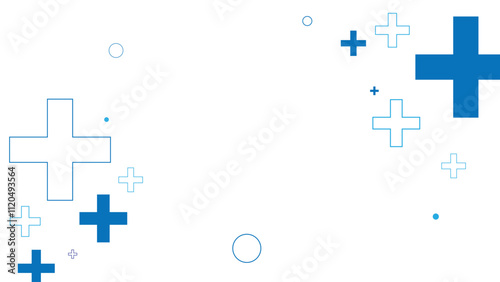 healthcare background with plus sign