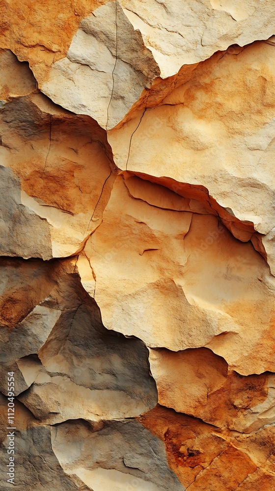 Fototapeta premium Natural sandstone texture layered design high resolution hd background