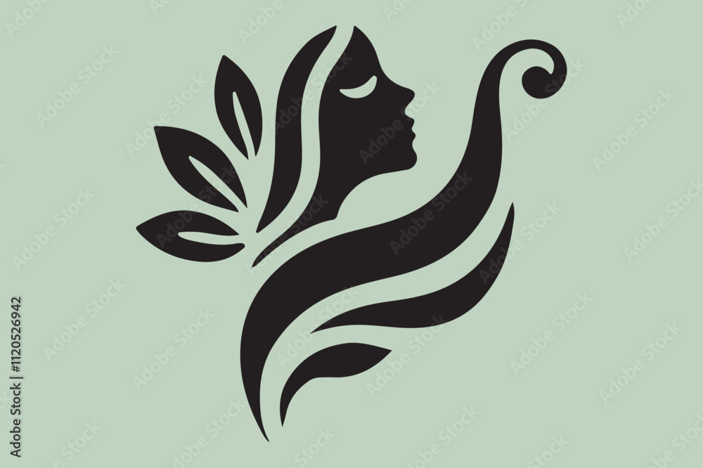 Obraz premium Vector Illustration of Monogram Beauty logo.