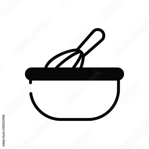 Mixing Bowl vector icon