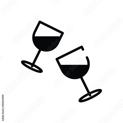 Wine Glass vector icon