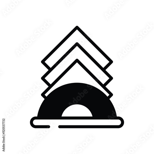 Napkin Holder vector icon