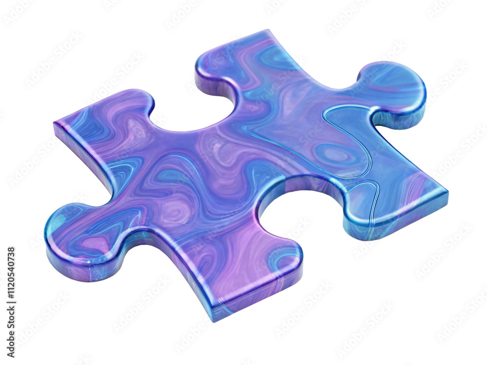 Obraz premium 3d puzzle piece