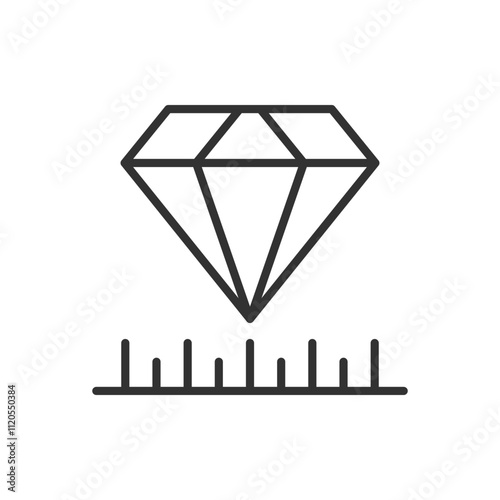 Diamond Measure Icon