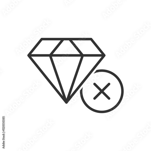 Fake Diamond Icon