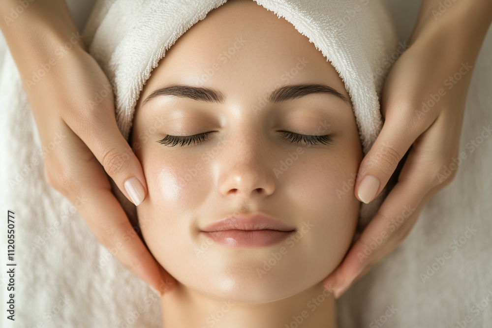 Face therapies, a woman with beautiful face skin, beauty clinic Face therapies, a woman with beautiful face skin, beauty clinic