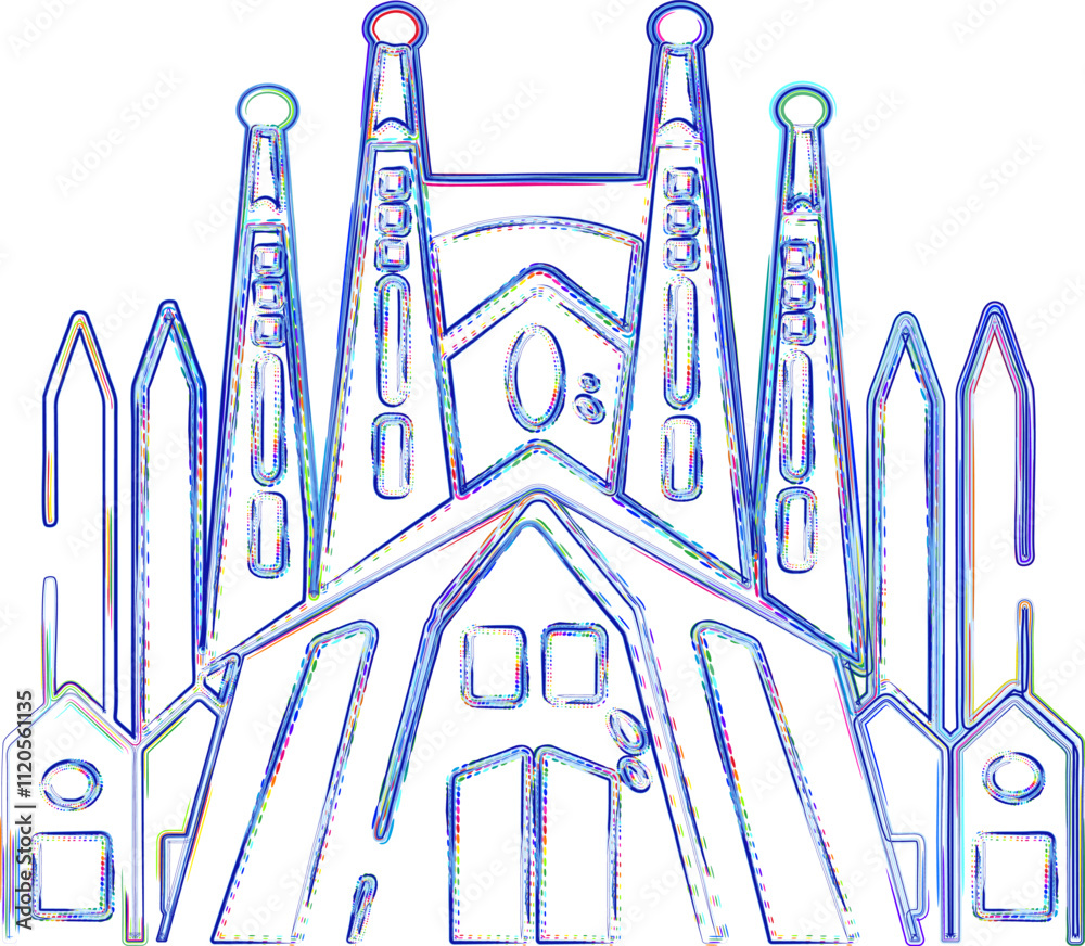 Φωτογραφία identifying icon of the city of Barcelona in Spain