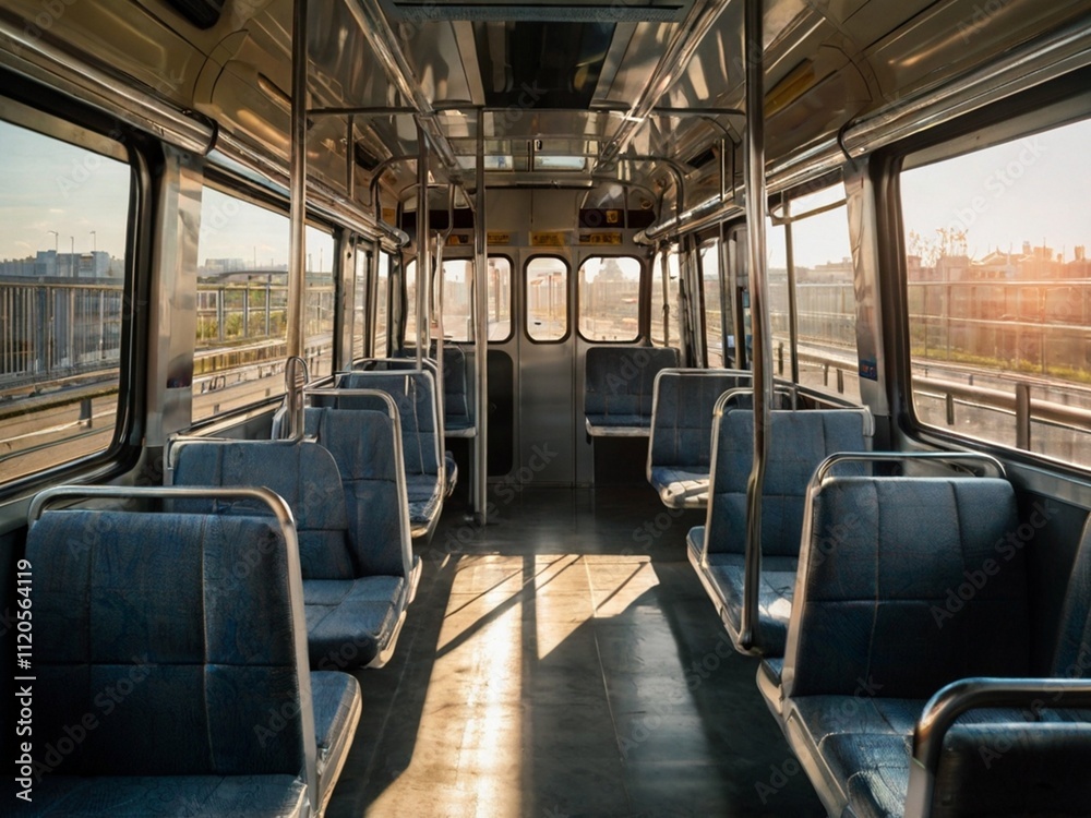 interior of a train interior of a train