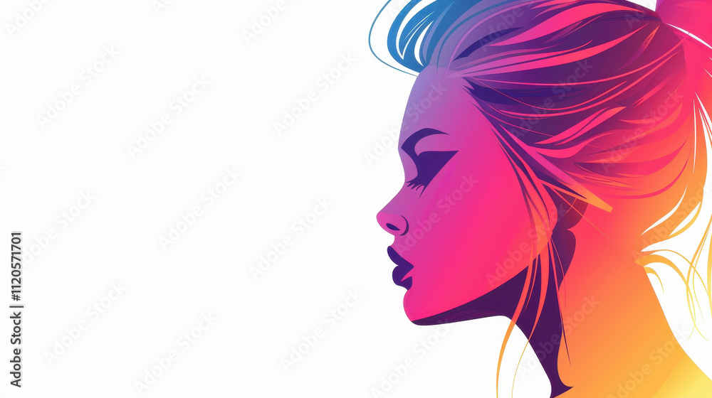 A vibrant silhouette of a young woman portrays strength and grace against a stunning backdrop. A vibrant silhouette of a young woman portrays strength and grace against a stunning backdrop.