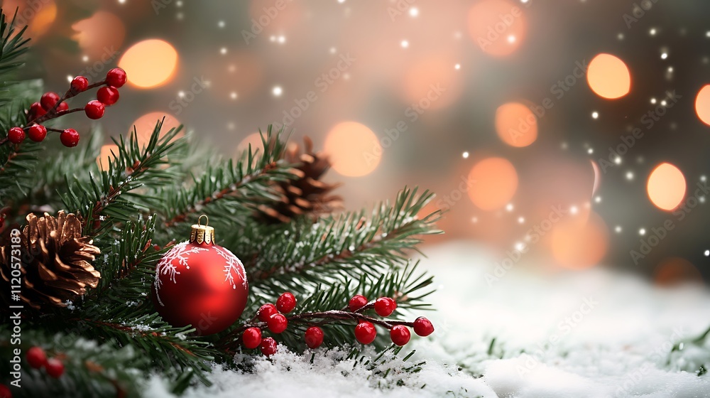 A festive Christmas or New Year background featuring seasonal elements and decorations. A festive Christmas or New Year background featuring seasonal elements and decorations.