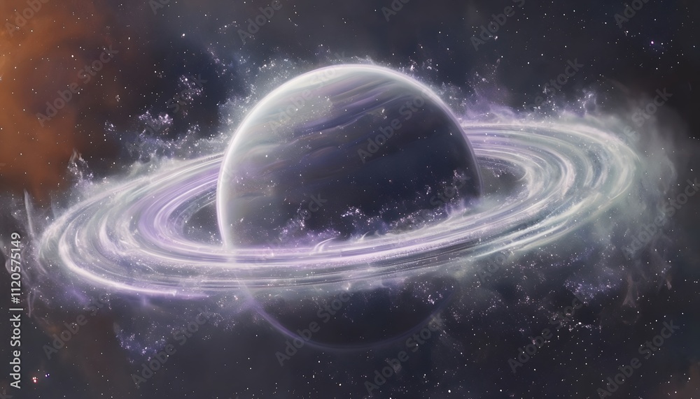 Obraz premium Orbital Mist Rings 