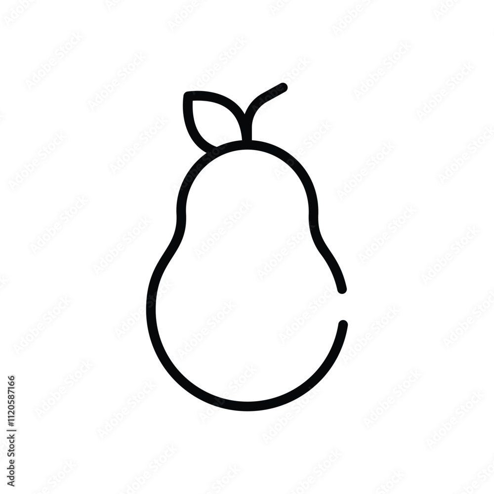 Avocado vector icon Avocado vector icon
