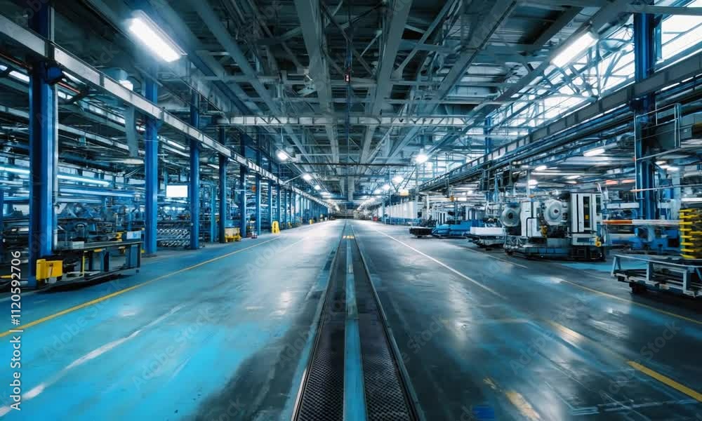 Vast Industrial Factory Interior: A Glimpse into Modern Manufacturing Vast Industrial Factory Interior: A Glimpse into Modern Manufacturing