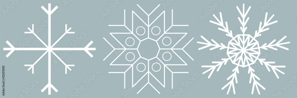 Snowflakes icon set. Snow sign. Snowflakes template. Snowflake winter. Snowflakes icons. Winter icon. Snowflake collection. Vector Illustration. Vector Graphic. EPS 10 Snowflakes icon set. Snow sign. Snowflakes template. Snowflake winter. Snowflakes icons. Winter icon. Snowflake collection. Vector Illustration. Vector Graphic. EPS 10