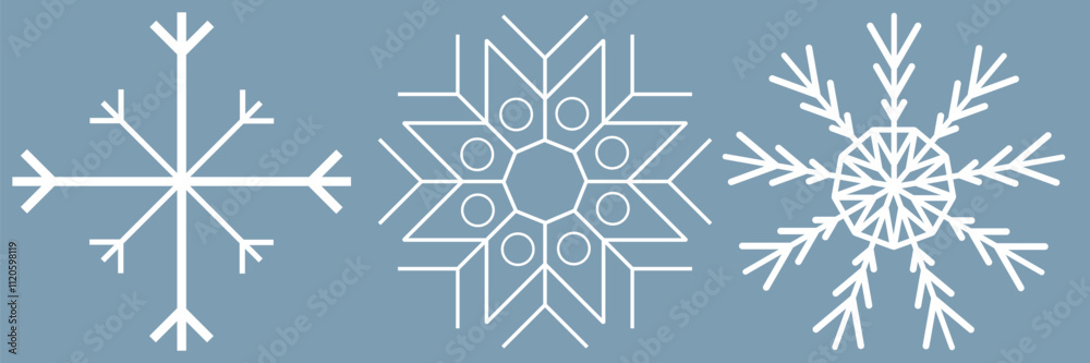 Snowflakes icon set. Snow sign. Snowflakes template. Snowflake winter. Snowflakes icons. Winter icon. Snowflake collection. Vector Illustration. Vector Graphic. EPS 10 Snowflakes icon set. Snow sign. Snowflakes template. Snowflake winter. Snowflakes icons. Winter icon. Snowflake collection. Vector Illustration. Vector Graphic. EPS 10