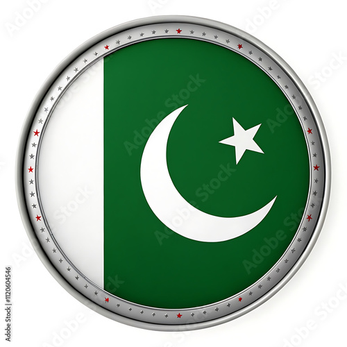 flag of pakistan for 14 agust , resolution day ,6 setembert, 3 march photo