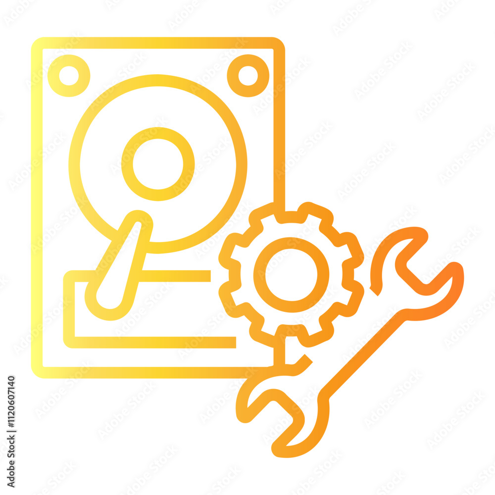 hard Line Gradient Icon hard Line Gradient Icon