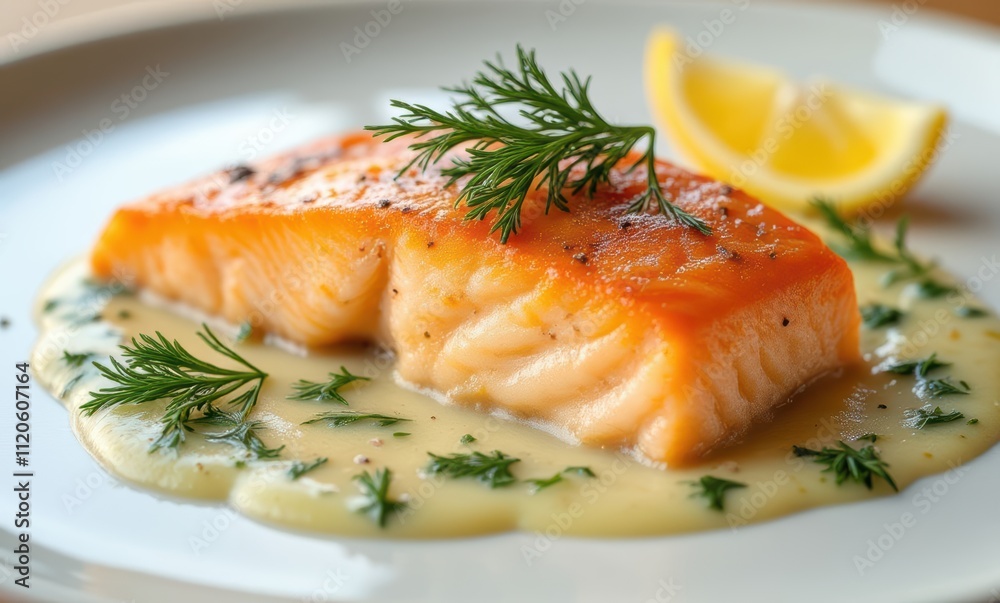 Delicious salmon fillet with herbs Delicious salmon fillet with herbs