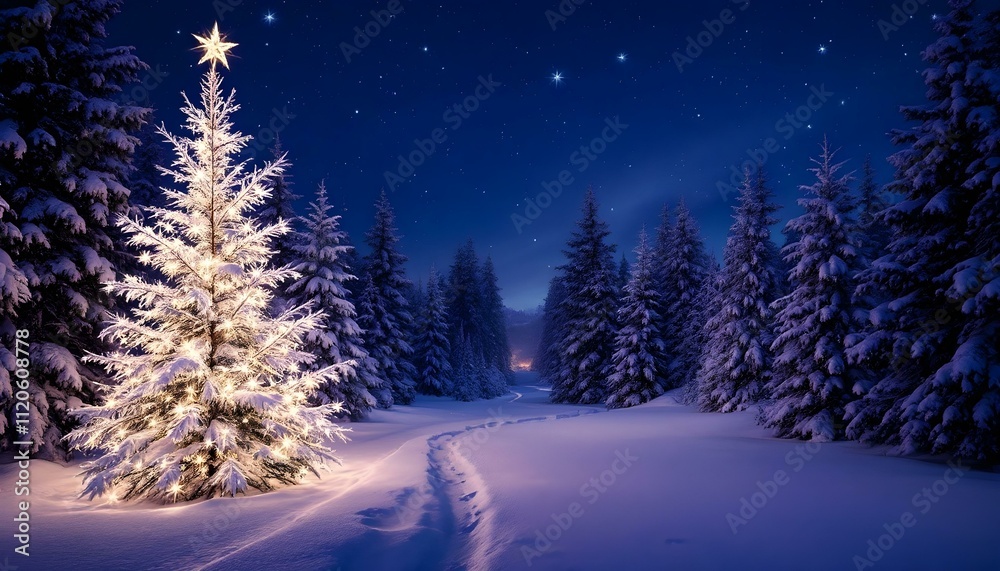 Naklejka premium Christmas Background and Wallpapers