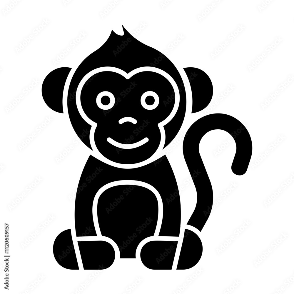 Fototapeta premium monkey spring