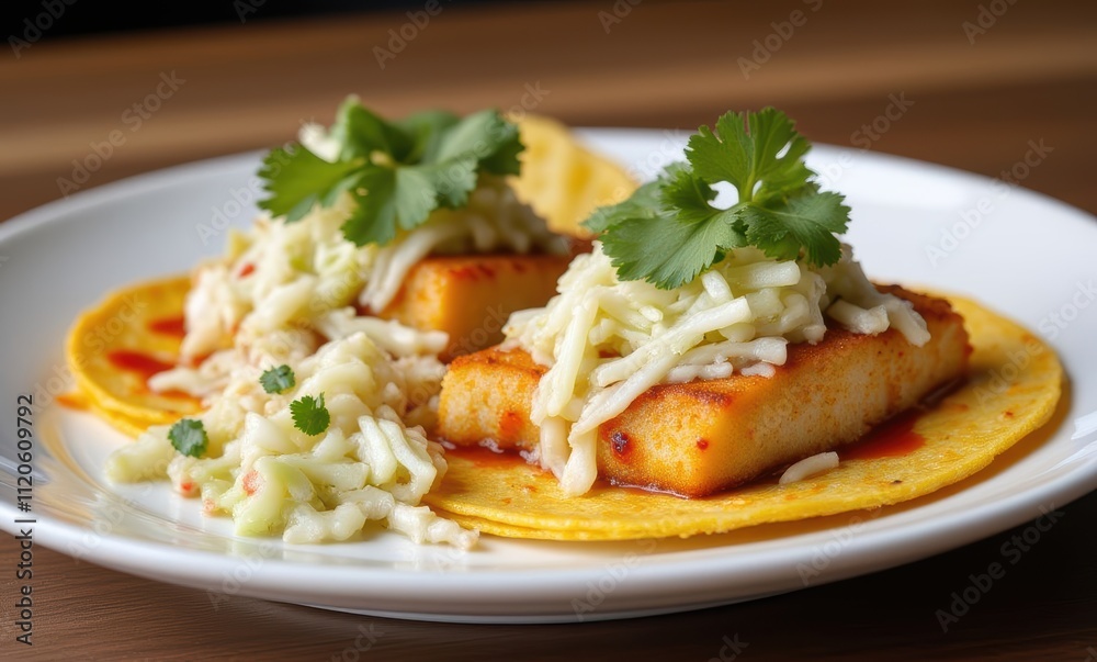 Delicious fish tacos with slaw Delicious fish tacos with slaw