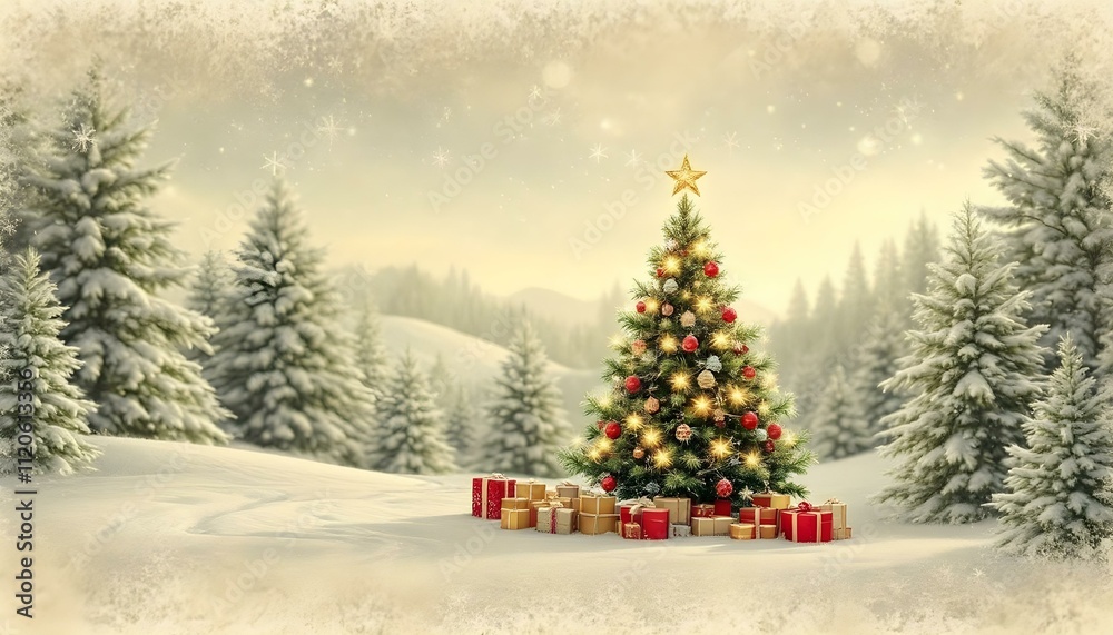 Obraz premium Christmas Background and Wallpapers