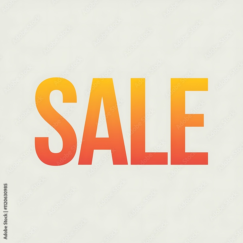 Gradient Orange Sale Sign Advertisement Design Gradient Orange Sale Sign Advertisement Design