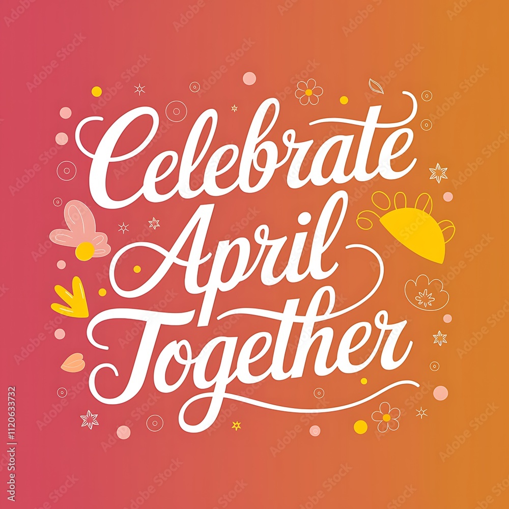 Celebrate April Together A Festive Springtime Greeting Celebrate April Together A Festive Springtime Greeting
