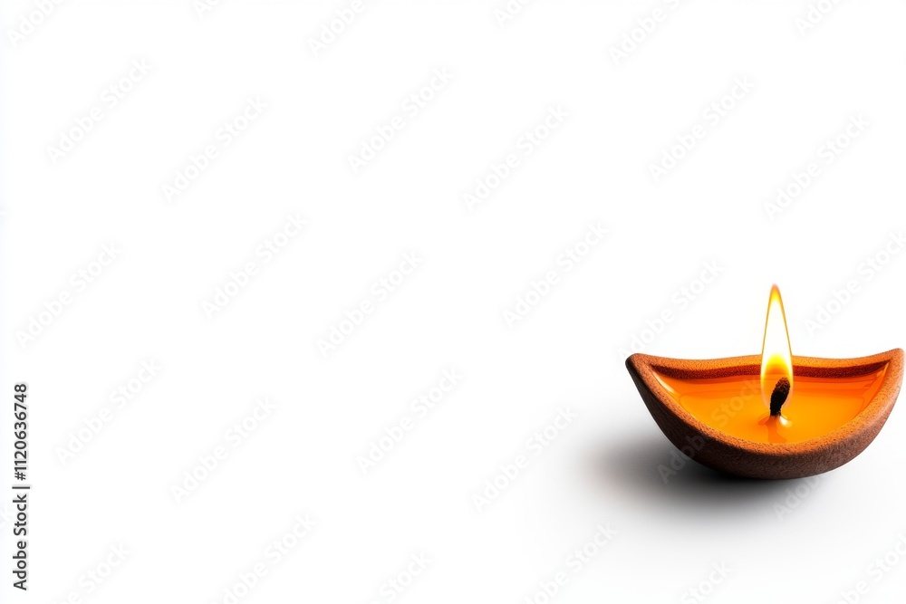 A flat graphic of a Hindu temple silhouette with a glowing diya in the foreground on a simple white backdrop A flat graphic of a Hindu temple silhouette with a glowing diya in the foreground on a simple white backdrop