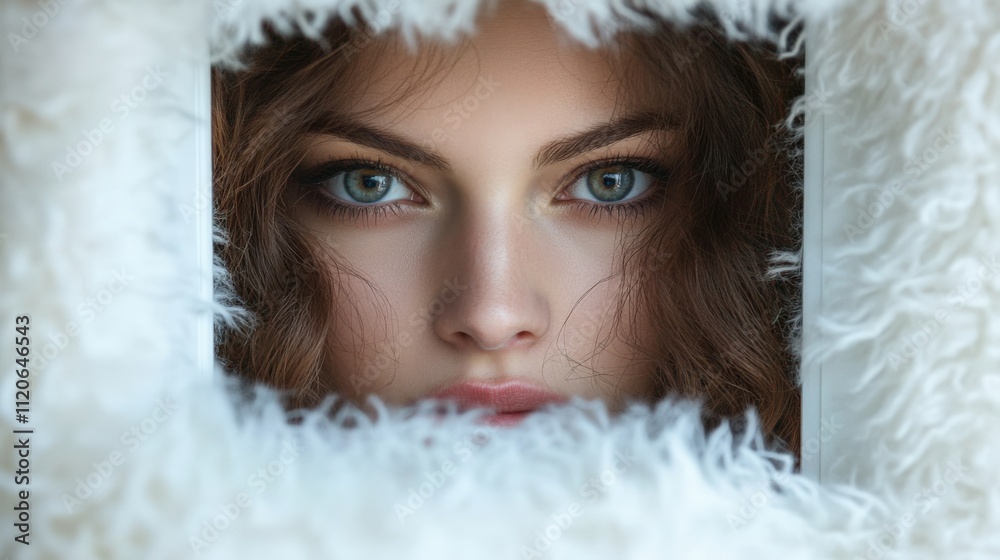 Captivating Portrait with Soft Framing Effects Captivating Portrait with Soft Framing Effects