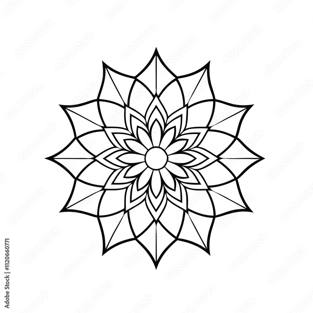 abstract floral ornament