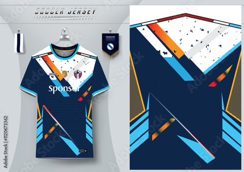 Sports shirt design ready to print Football shirt for sublimation