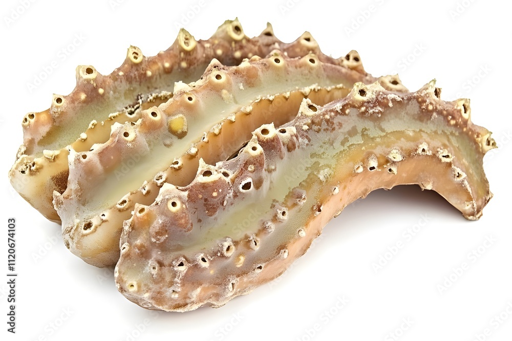 Sea Cucumber Isolated on White Background. Sea Cucumber Isolated on White Background.