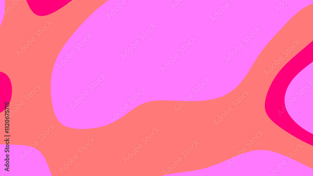 Abstract Pink Coral Wave Pattern Design Abstract Pink Coral Wave Pattern Design