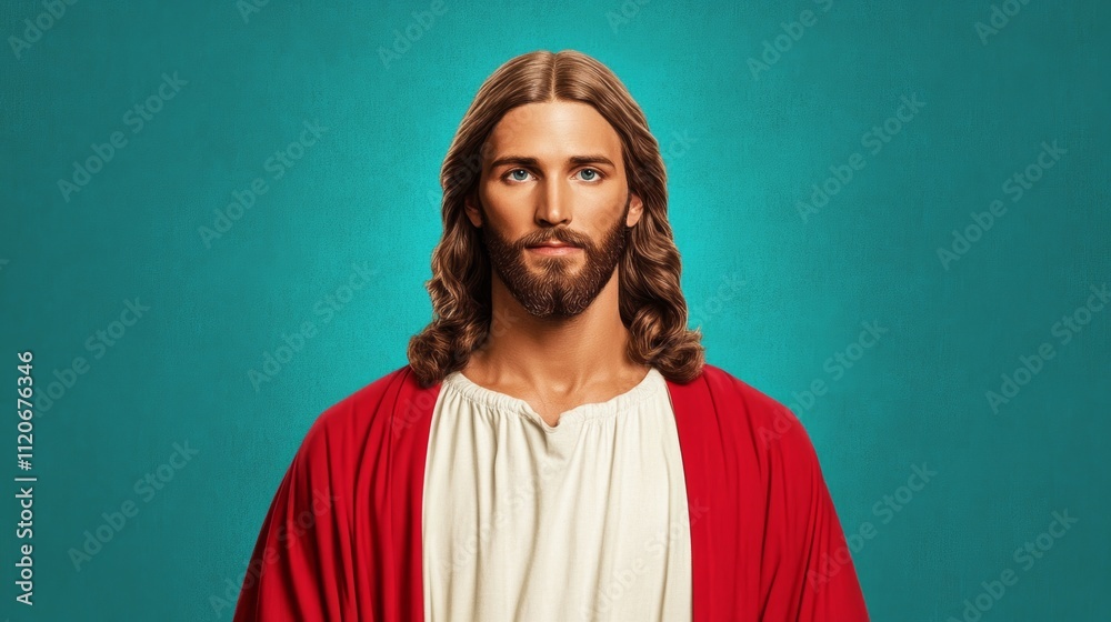 Retro Portrait of Jesus Christ Retro Portrait of Jesus Christ