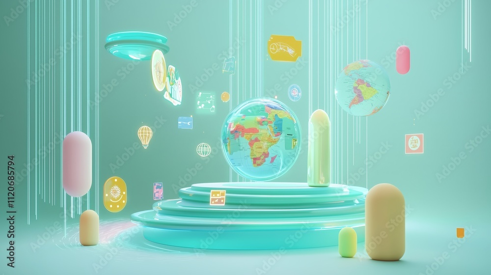 3D Hologram of the World for Interactive Geography Education and Teaching 3D Hologram of the World for Interactive Geography Education and Teaching