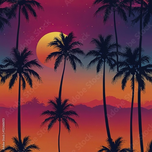 Lightning Highlights a Tropical Wonderland
