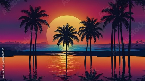 Lightning Highlights a Tropical Wonderland
