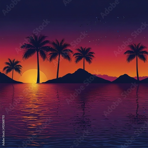 Lightning Highlights a Tropical Wonderland
